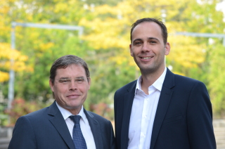 Die Geschäftsführer der CTHS GmbH Torsten Winkler und Andreas Haschke.